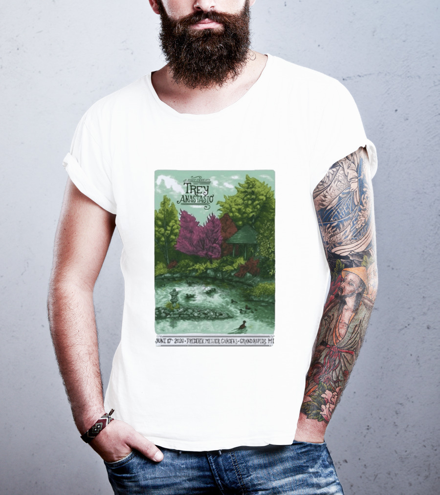 Trey Anastasio June 17 2026 Frederik Meijer Gardens Grand Rapids MI T-Shirt