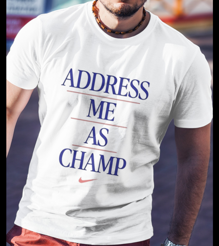 Nike Address Me As Champ New York Knicks 2026 T-Shirt