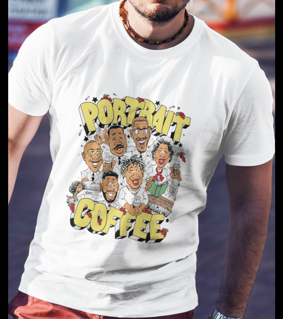 Martin Luther King Jr Civil Rights Leaders Portrait Coffee T-Shirt