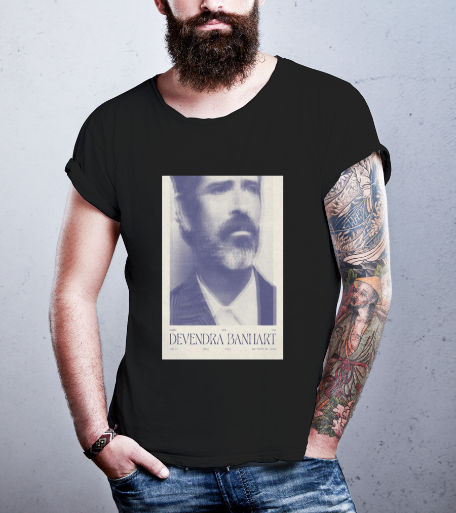 Devendra Banhart Anfiteatro Del Venda Padua Italy June 27 2026 T-Shirt