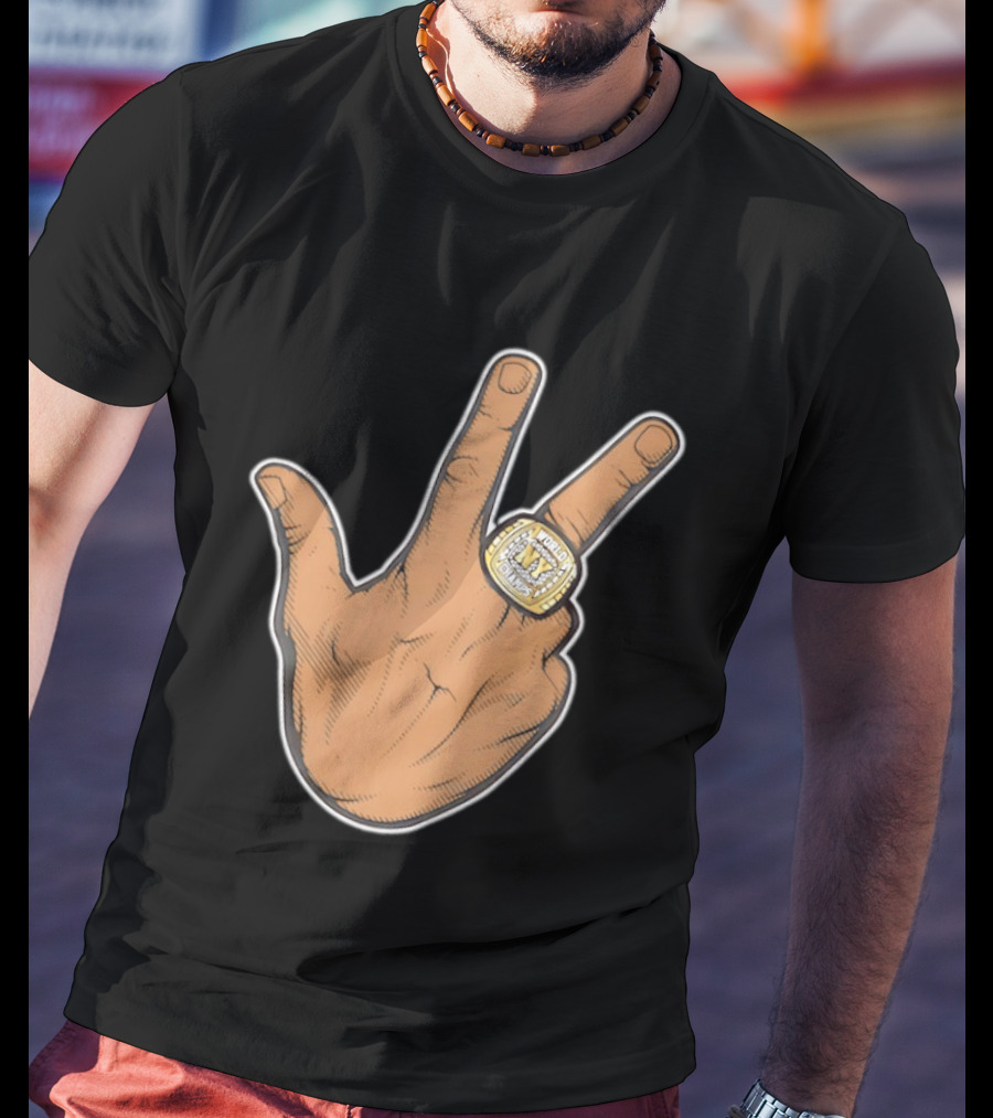 Jalen Brunson New York Knicks 2026 World Champs Ring Gesture T-Shirt