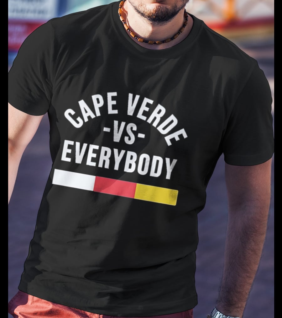 Cape Verde Vs Everybody African Nations Flag T-Shirt