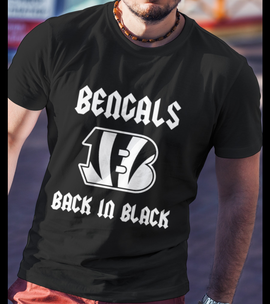 Bengals 13 Back In Black T-Shirt