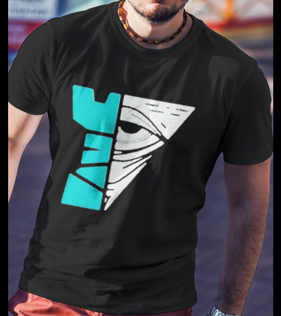 Kastle Group Whitephos X Kastle Face Off Bold Geometric Abstract T-Shirt