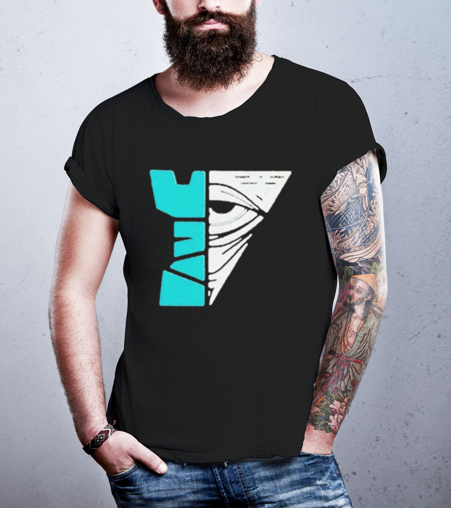 Kastle Group Whitephos X Kastle Face Off Bold Geometric Abstract T-Shirt