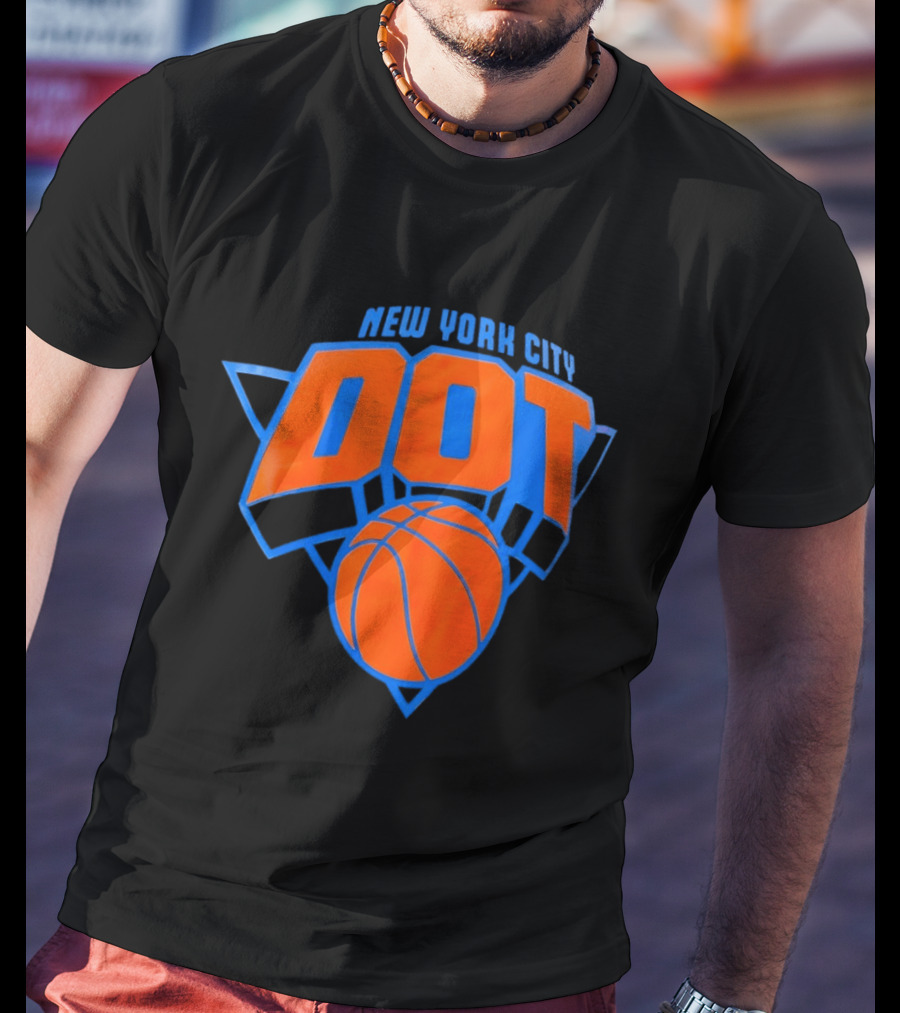New York City DOT Knicks Basketball T-Shirt