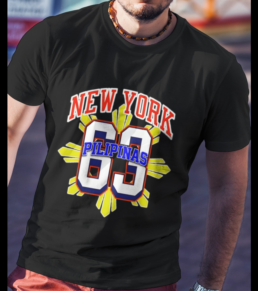 New York Pilipinas 63 Sunburst NBA Basketball 2026 T-Shirt