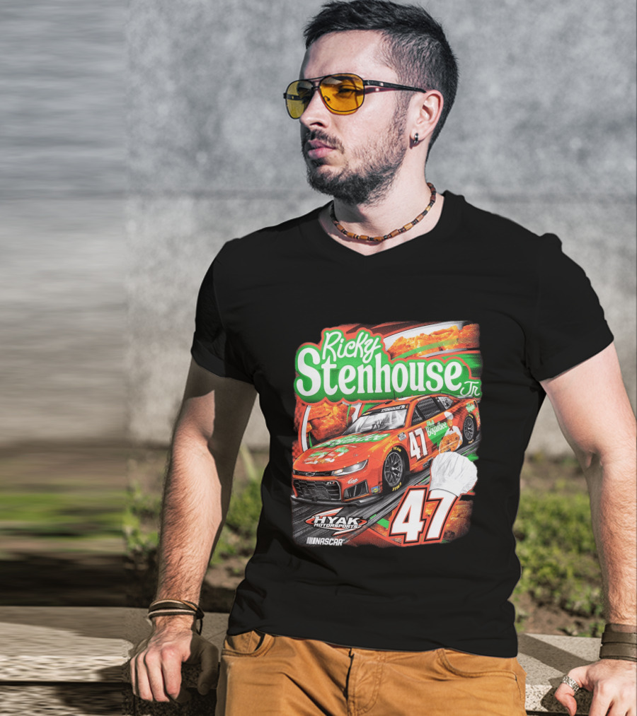 Ricky Stenhouse Jr. 47 Hyak Motorsports NASCAR Chef Boyardee T-Shirt