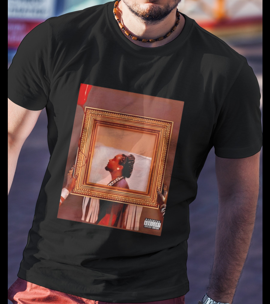 Wale Album Cover Parental Advisory Explicit Content Picture Frame T-Shirt