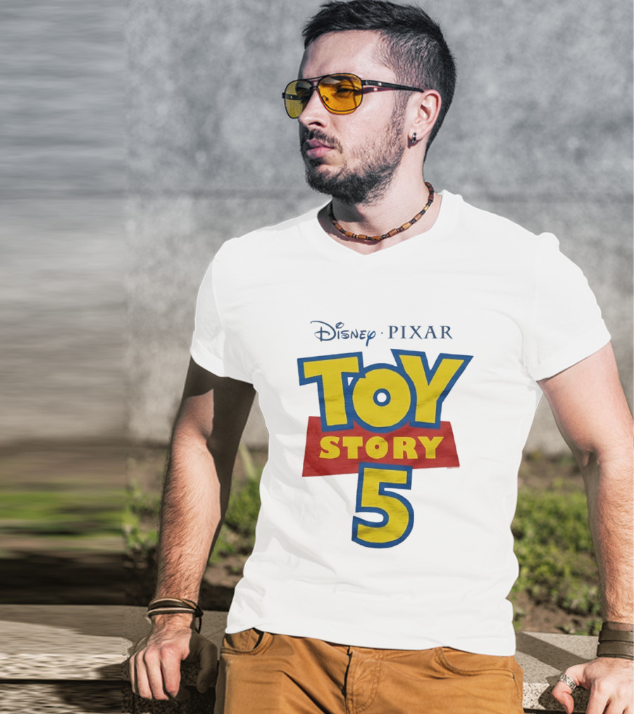 Disney Pixar Toy Story 5 Animated Adventure Movie T-Shirt