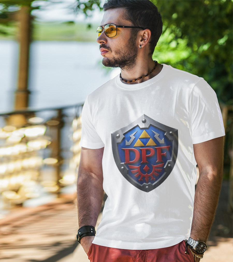 DPF Crest Shield Hylian Gamer Zelda TriForce T-Shirt