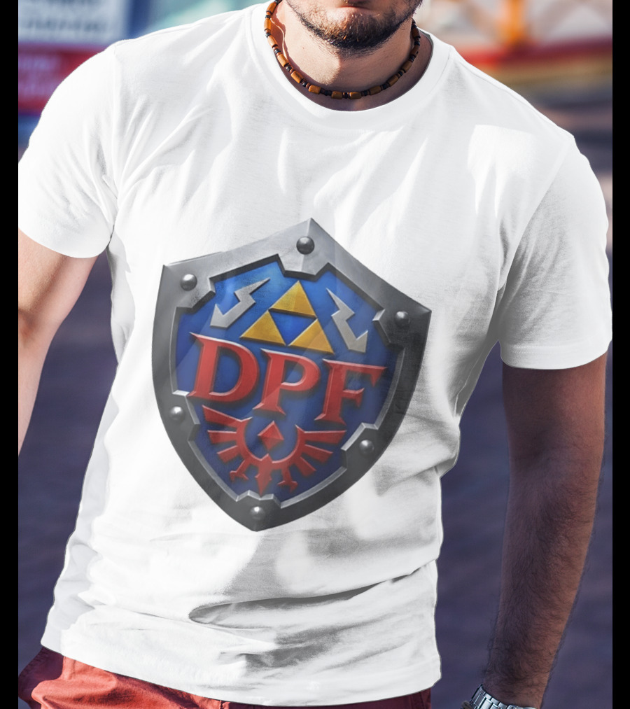 DPF Crest Shield Hylian Gamer Zelda TriForce T-Shirt