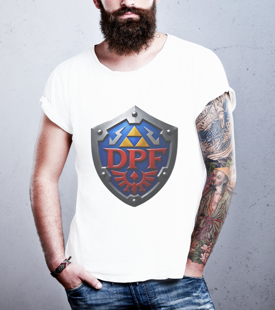 DPF Crest Shield Hylian Gamer Zelda TriForce T-Shirt