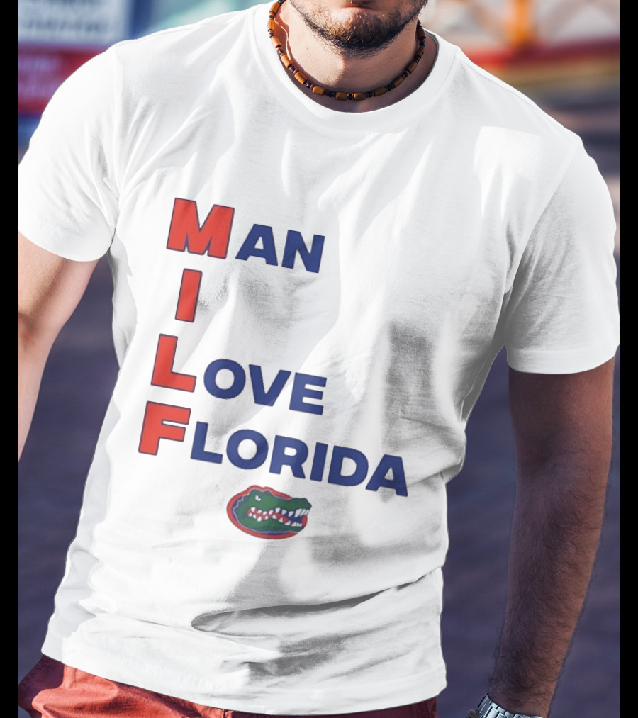 Man I Love Florida Gators College Football Gator T-Shirt