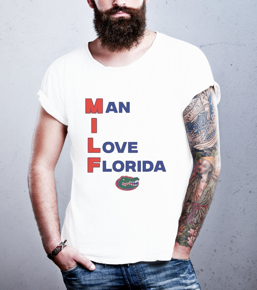 Man I Love Florida Gators College Football Gator T-Shirt
