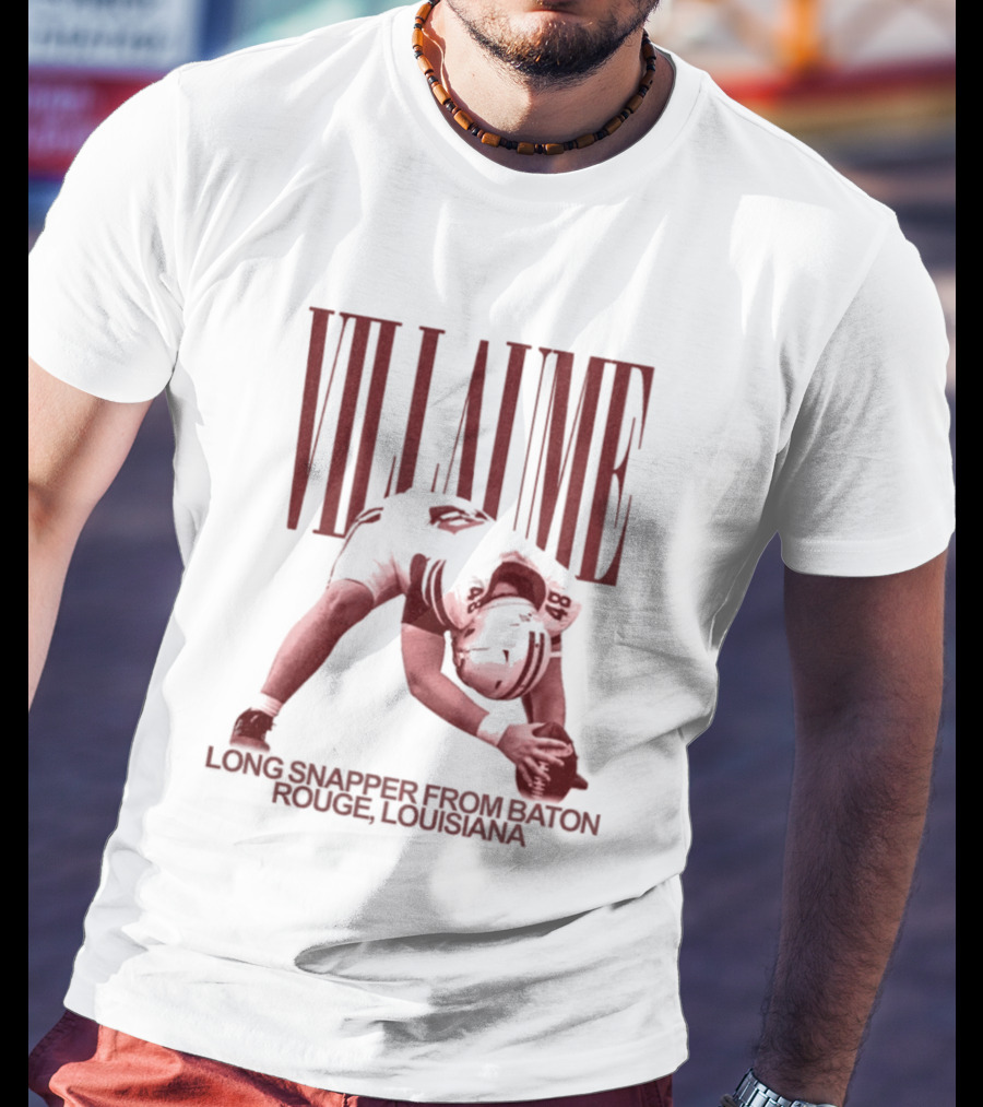 Villaume Long Snapper Baton Rouge Louisiana Football Player T-Shirt