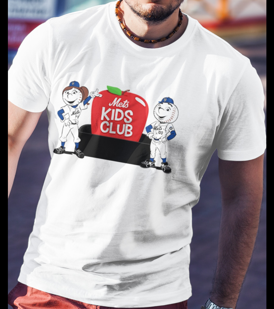 Mr And Mrs Met Kids Club New York Mets T-Shirt