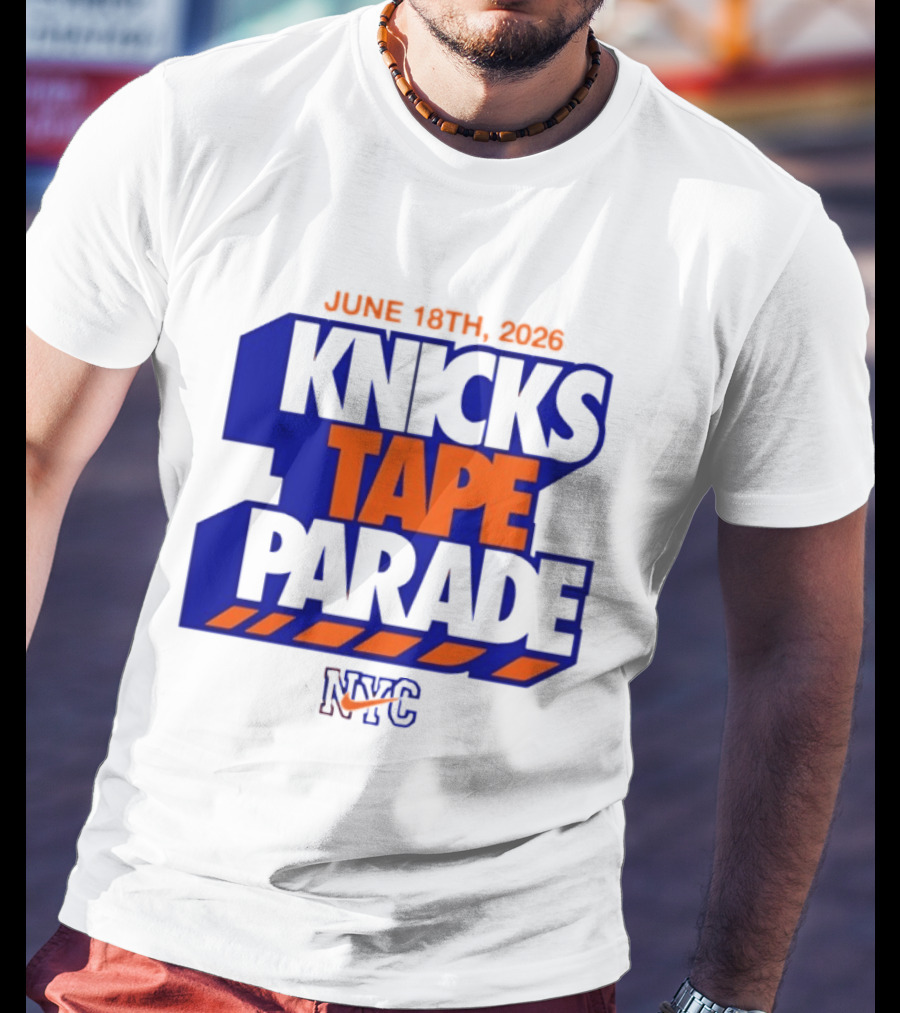 June 18th 2026 Knicks Tape Parade NYC NBA T-Shirt