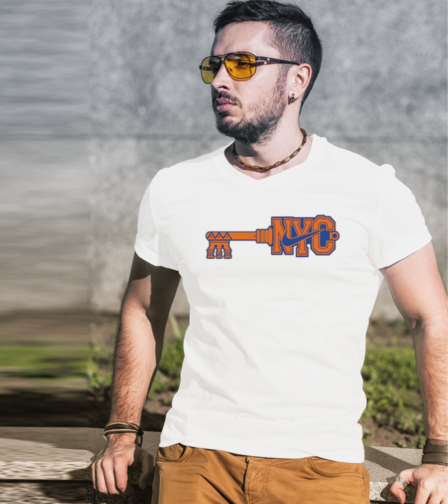 NYC Key New York Knicks Basketball Nike T-Shirt