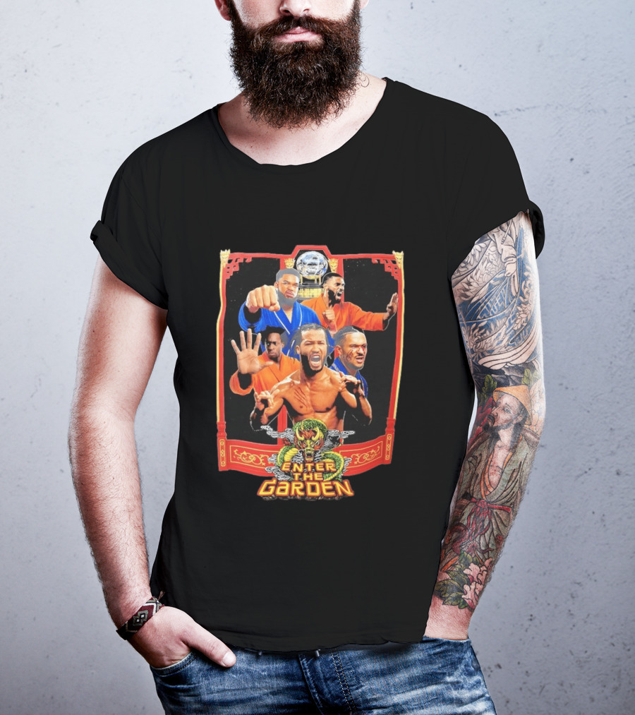 Jalen Brunson Karl Anthony Towns Mikal Bridges Josh Hart Enter The Garden Knicks Basketball T-Shirt
