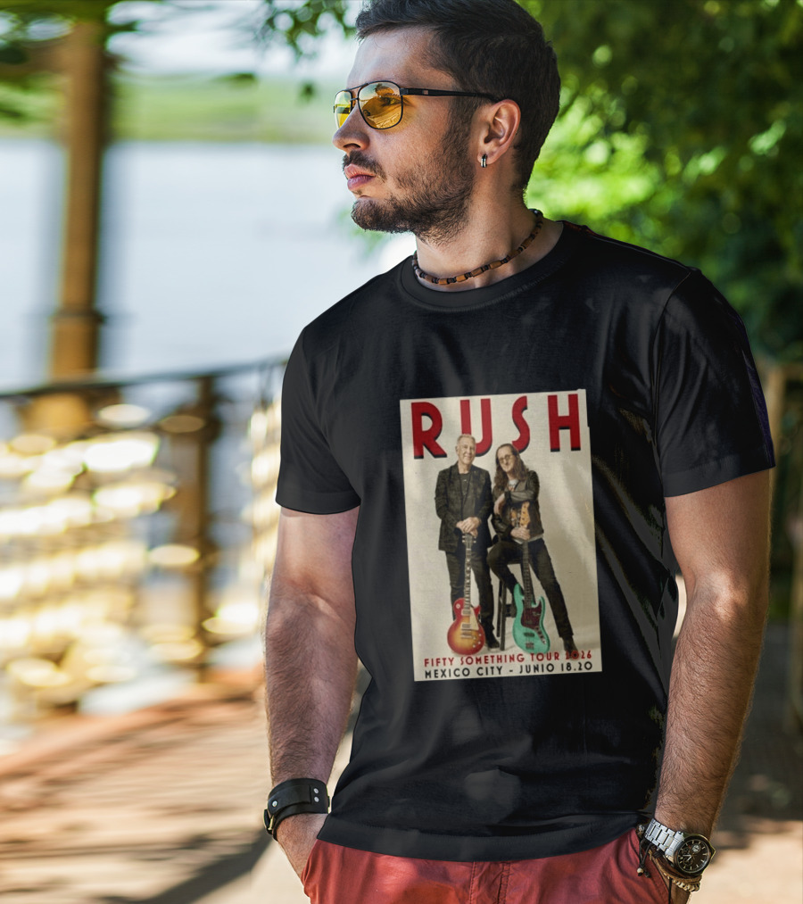 RUSH Mexico City Fifty Catfifty June 19 2026 Show T-Shirt