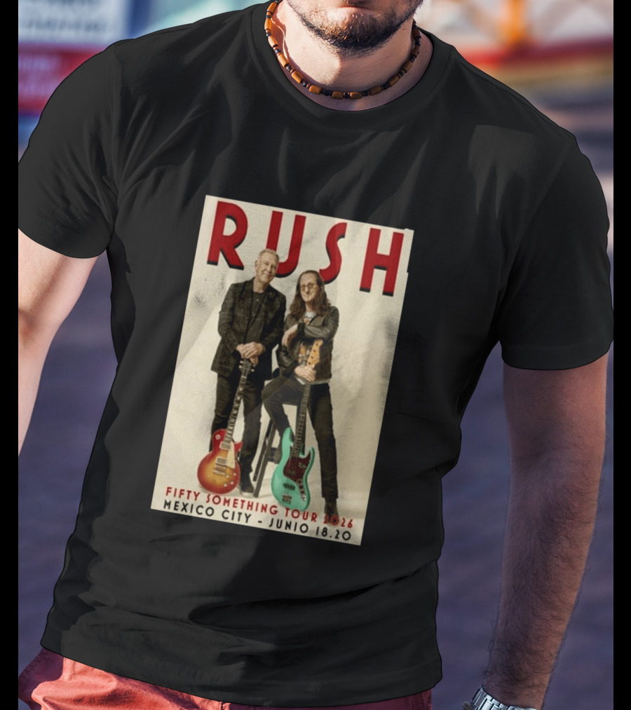 RUSH Mexico City Fifty Catfifty June 19 2026 Show T-Shirt