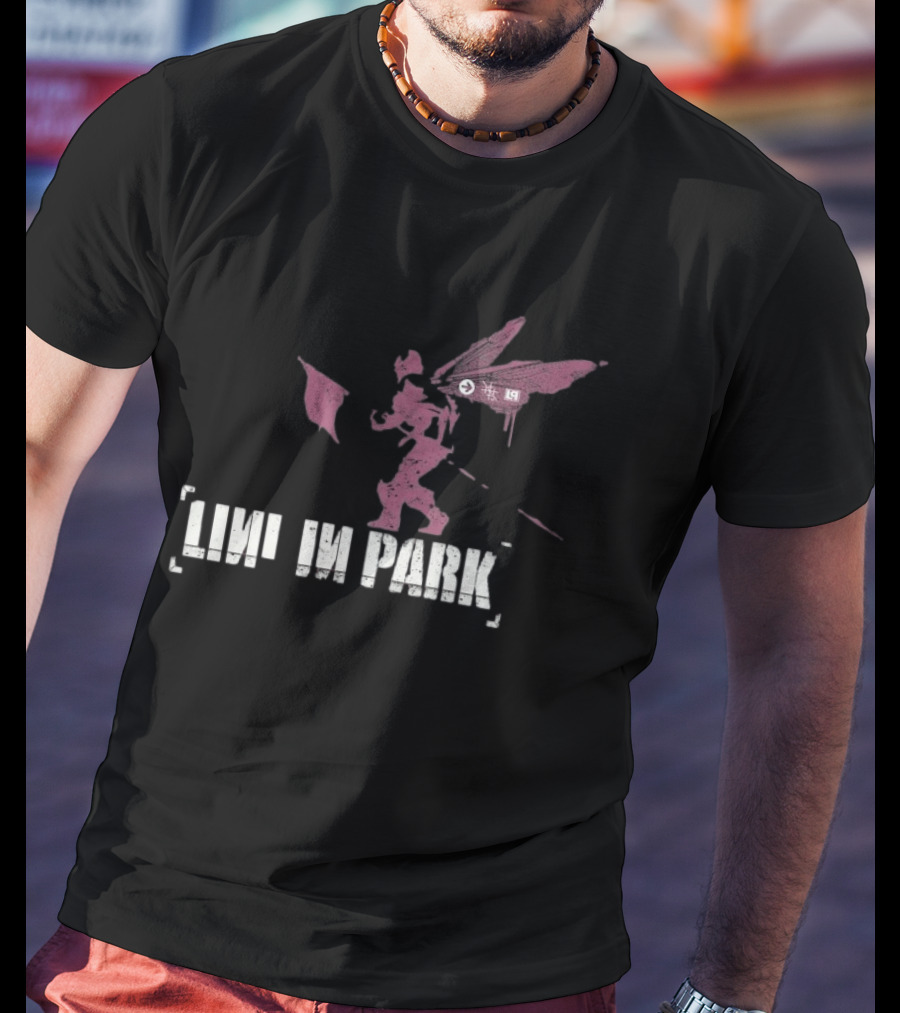 Linkin Park Hybrid Theory Street Soldier Winged Figure T-Shirt