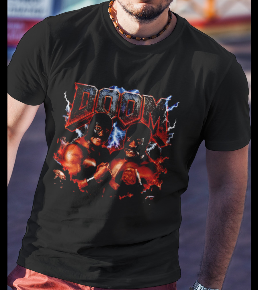Doom Pro Wrestling Tag Team Ron Simmons Butch Reed T-Shirt
