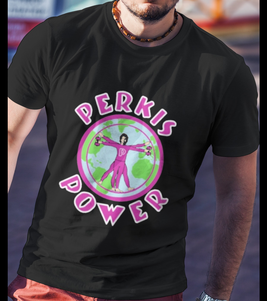 Perkis Power World Fitness Gym Tony Perkis Training T-Shirt