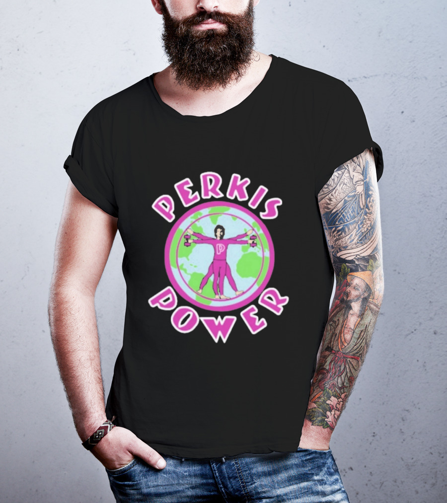 Perkis Power World Fitness Gym Tony Perkis Training T-Shirt