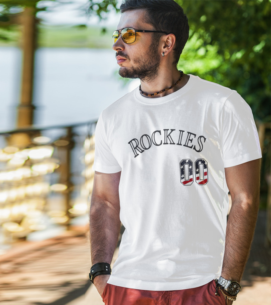 Rockies 2026 USA 250 Star And Stripe 00 T-Shirt