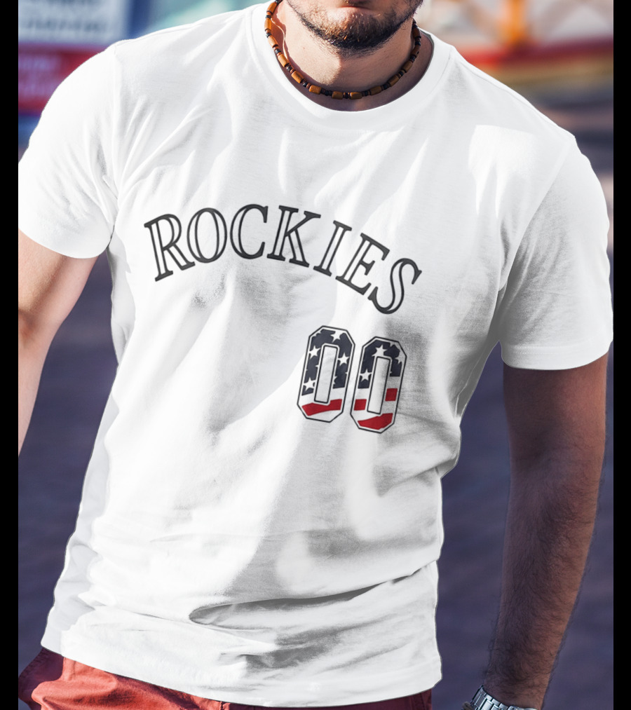 Rockies 2026 USA 250 Star And Stripe 00 T-Shirt