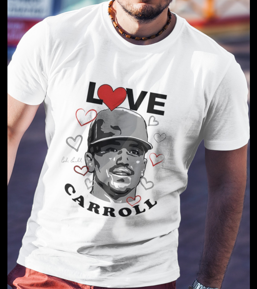 Love Corbin Carroll Heart Baseball Arizona Diamondbacks T-Shirt