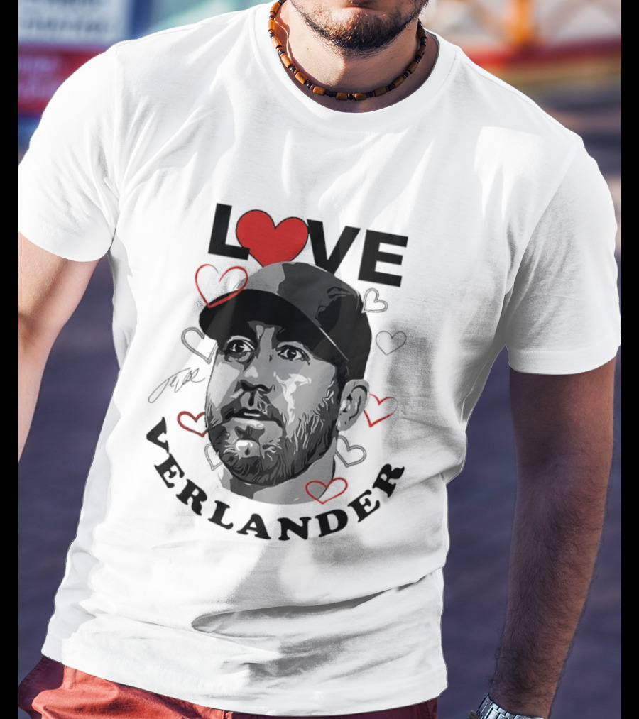 Love Heart Verlander T-Shirt