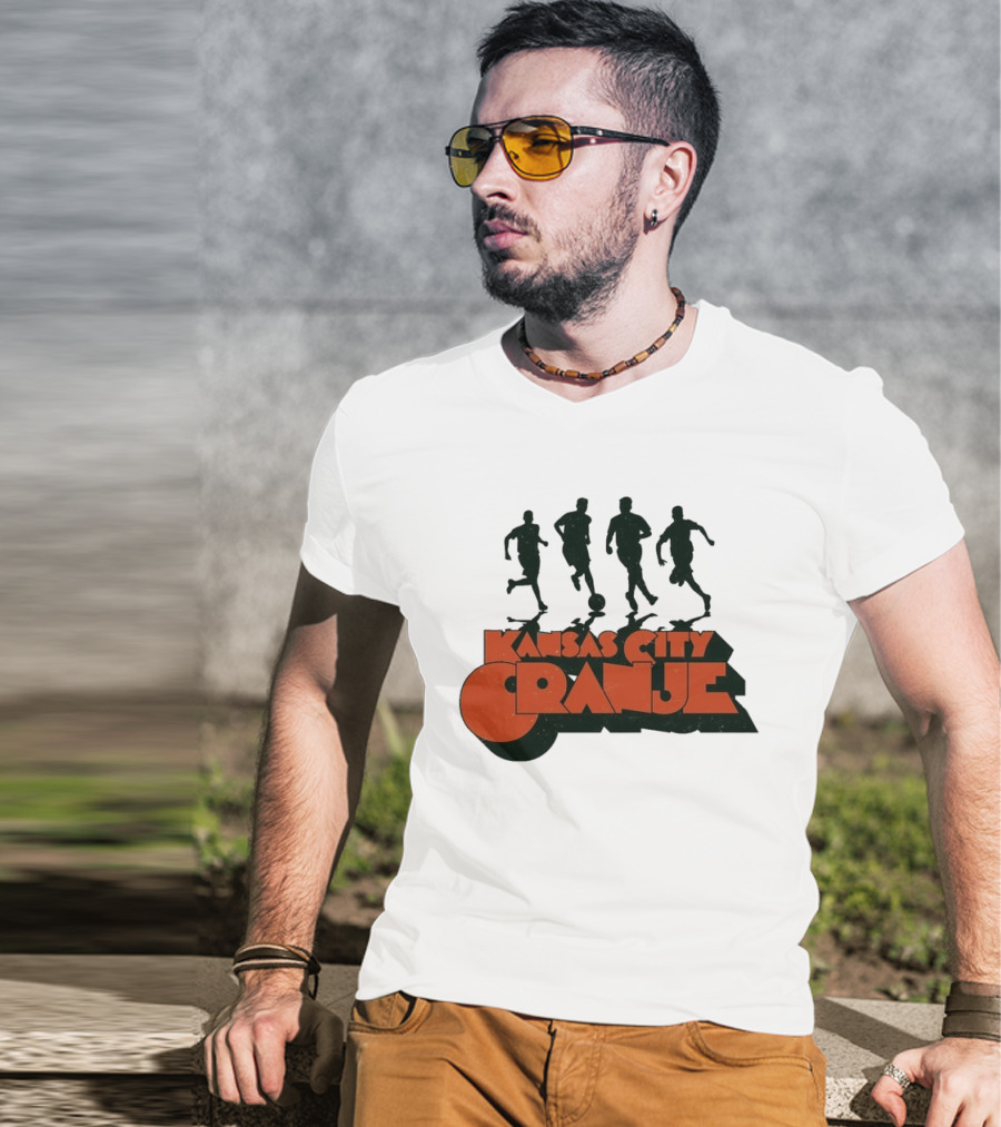 Kansas City Orange Soccer Silhouettes Made Mobb T-Shirt