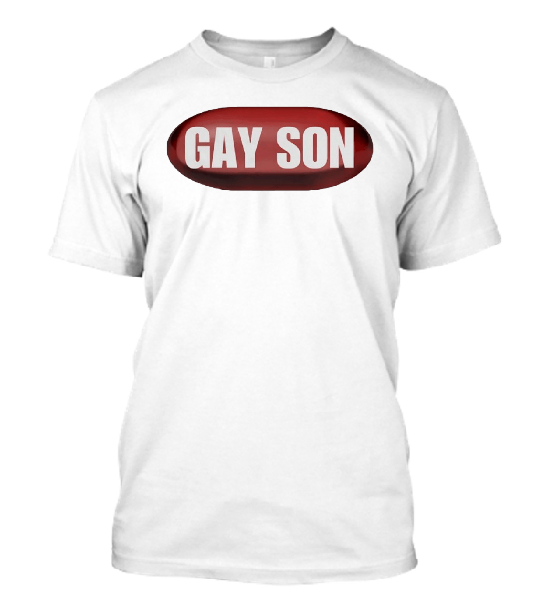 Gay Son Red Pill Oval T-Shirt