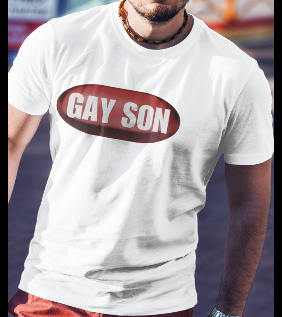 Gay Son Red Pill Oval T-Shirt