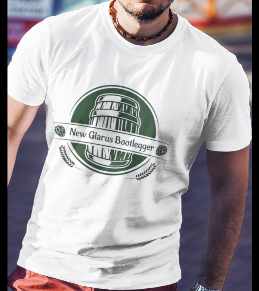 New Glarus Bootlegger Barrel T-Shirt