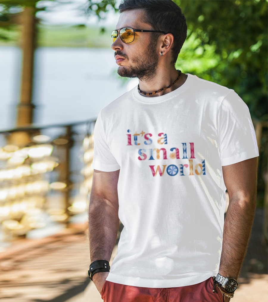 It's A Small World Multicolored T-Shirt
