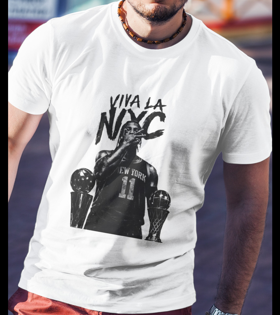 Viva La NYC Jalen Brunson 11 New York Knicks Basketball Player T-Shirt