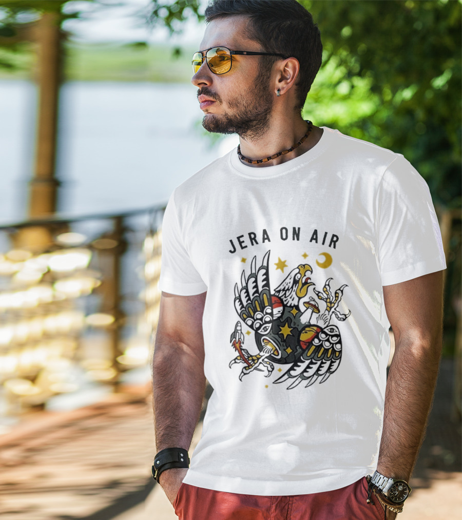 Jera On Air 2026 Festival Ysselsteyn Netherlands June 25 26 27 Mythical Eagle Stars Moon T-Shirt