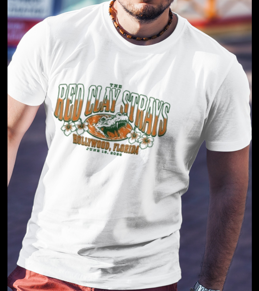 Red Clay Strays June 18 2026 Tour Hollywood Florida T-Shirt
