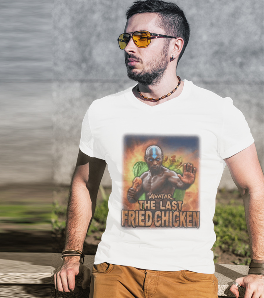 Avatar The Last Fried Chicken Parody Humor Martial Arts Mashup T-Shirt