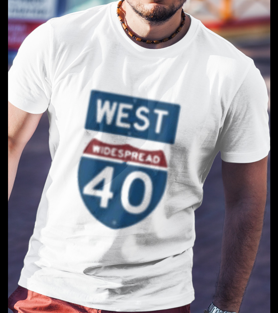 Goin' Out West Tour Summer 2026 Widespread 40 Interstate T-Shirt