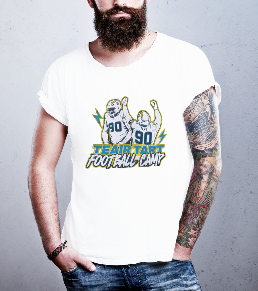 Teair Tart Football Camp 90 Los Angeles Chargers Players T-Shirt