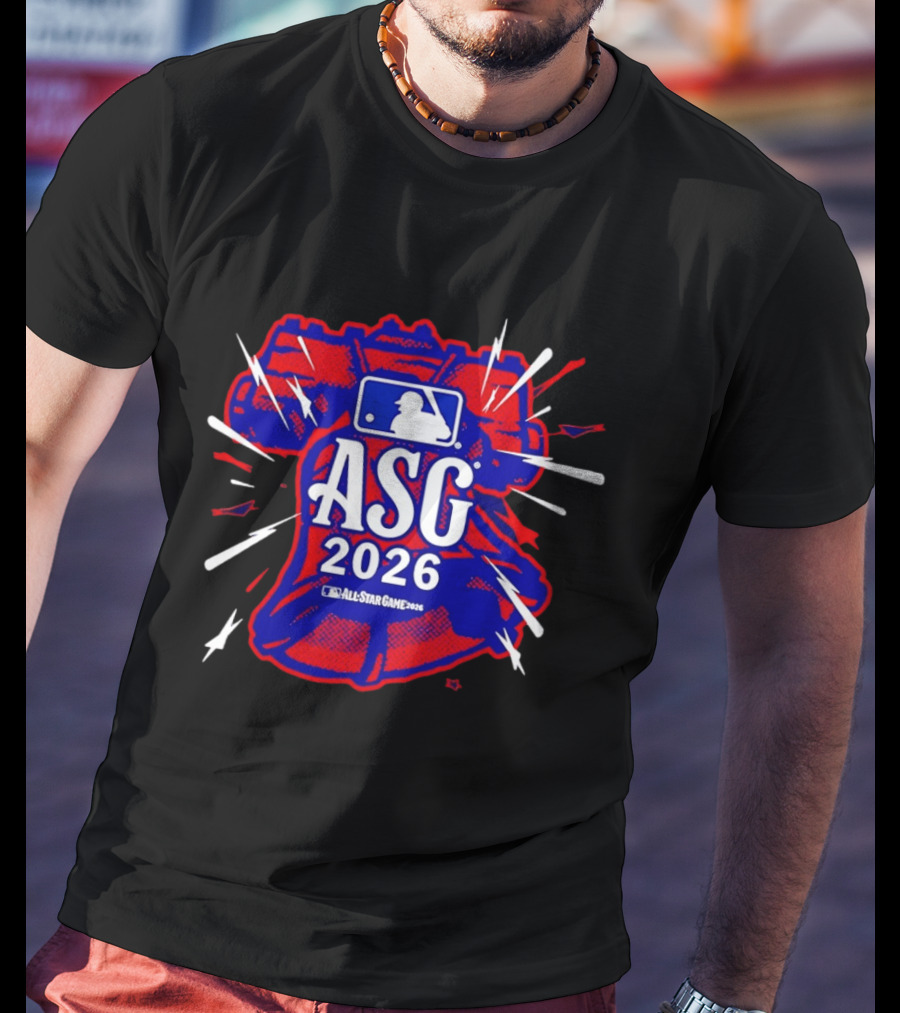 2026 MLB All Star Game ASG Loud Liberty Bell Explosion T-Shirt