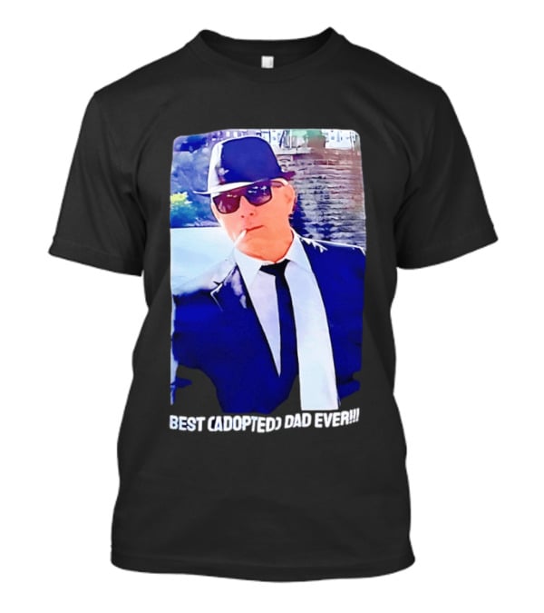 Blues Brothers Best Cadopted Dad Ever T-Shirt