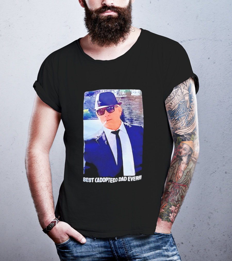 Blues Brothers Best Cadopted Dad Ever T-Shirt