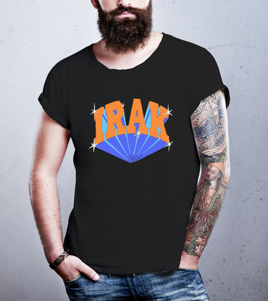 IRAK New York Knicks Basketball Team Collaboration T-Shirt