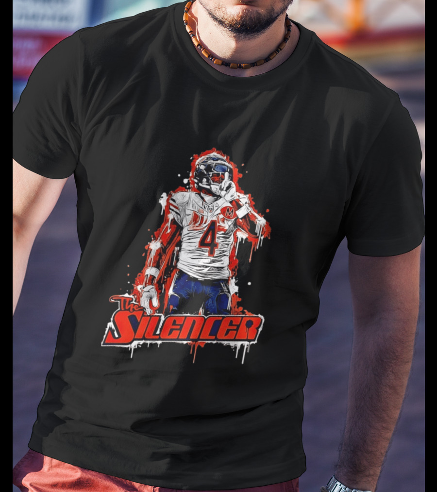 The Silencer Number 4 Chicago Football Player T-Shirt